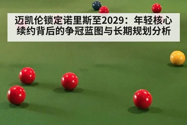迈凯伦锁定诺里斯至2029：年轻核心续约背后的争冠蓝图与长期规划分析